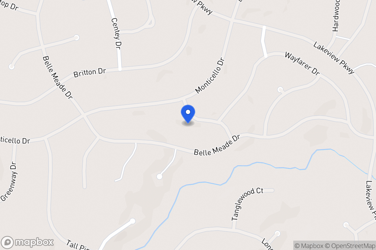 Map of 6126 Fair Oak Dr