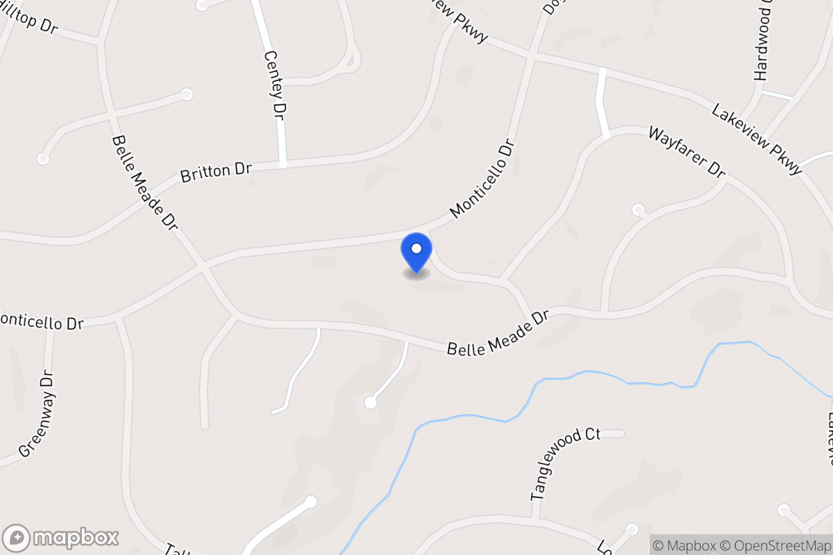 Map of 6127 Fair Oak Dr