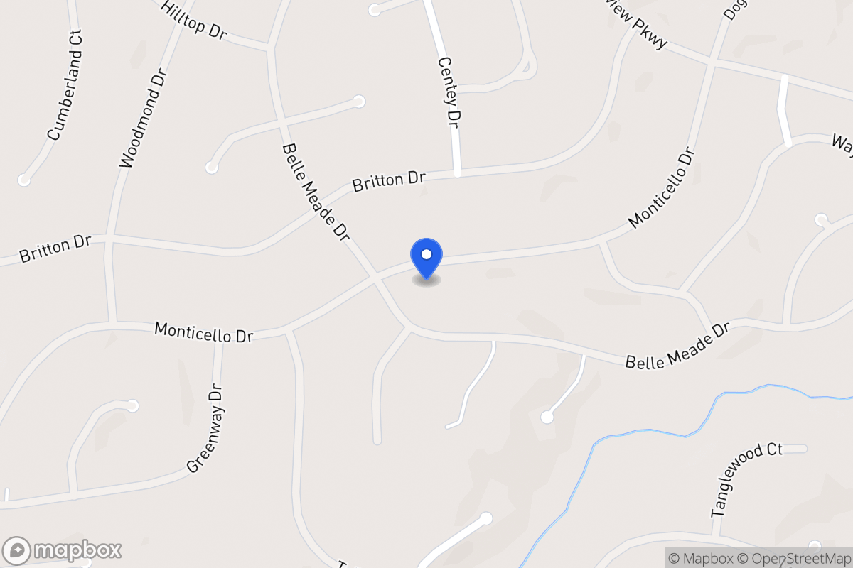 Map of 6137 Monticello Dr