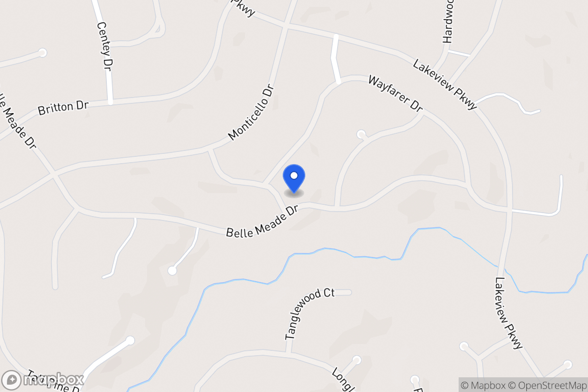Map of 6154 Fair Oak Dr