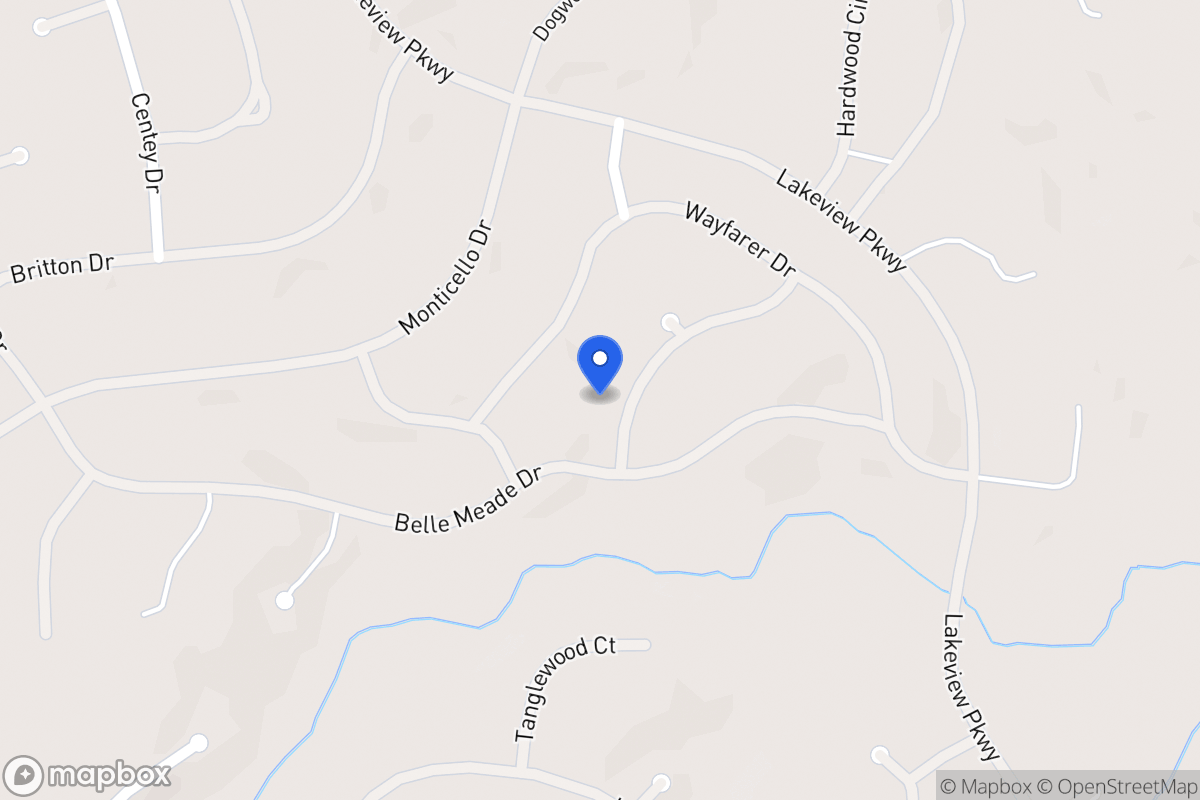 Map of 6157 Amherst Dr