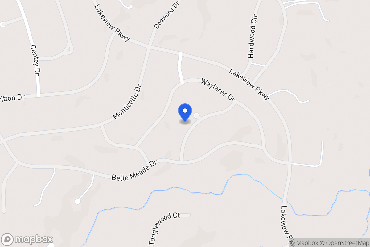 Map of 6160 Amherst Dr