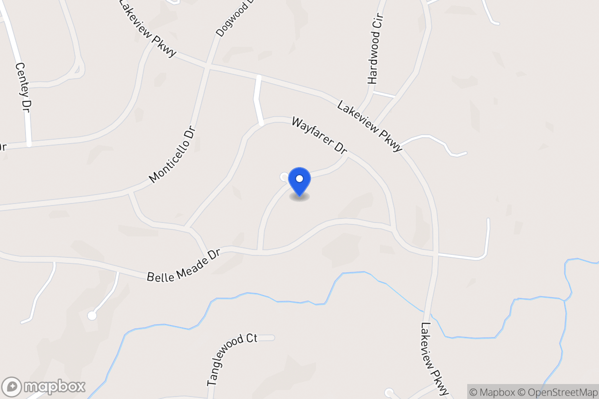 Map of 6182 Amherst Dr