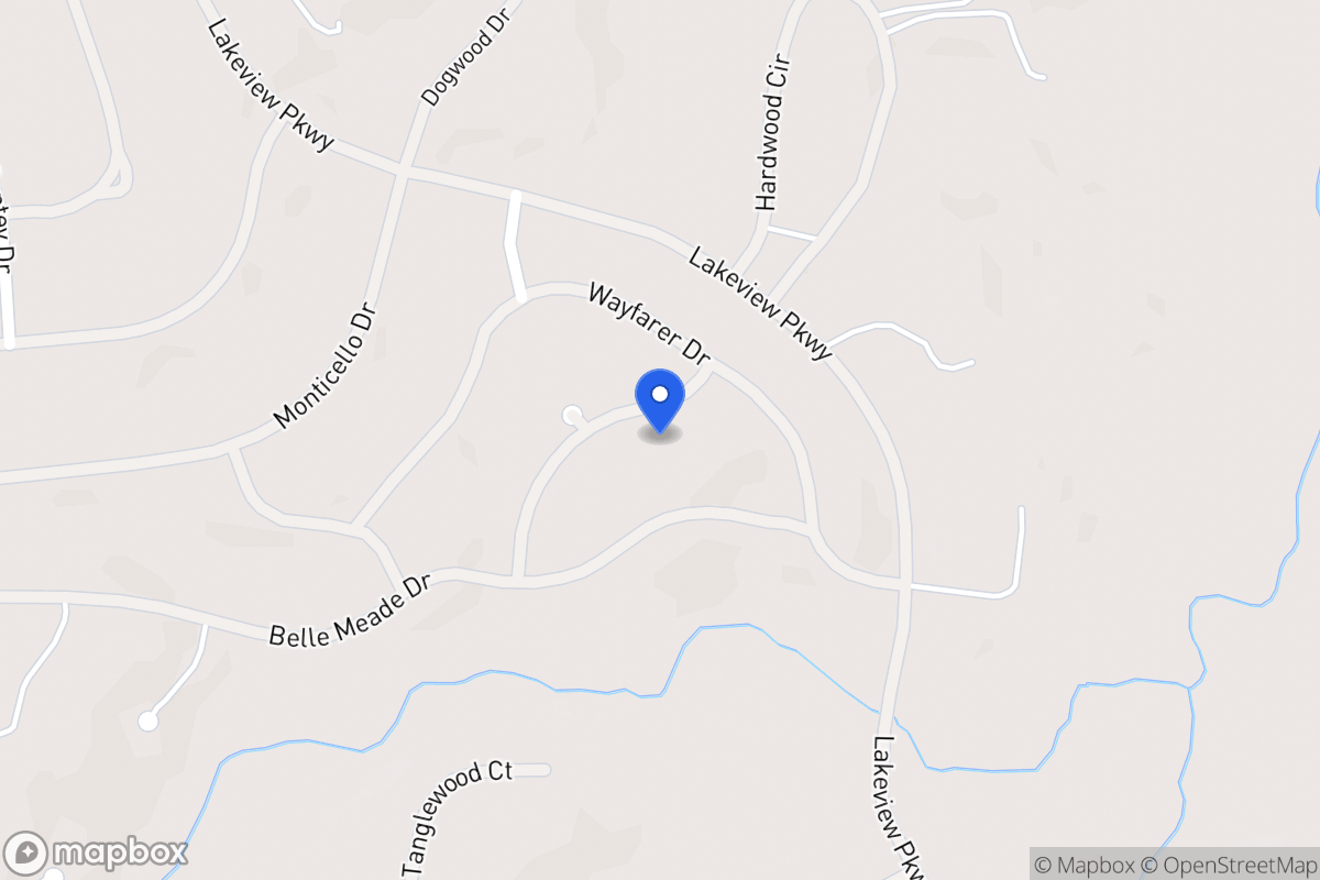 Map of 6184 Amherst Dr
