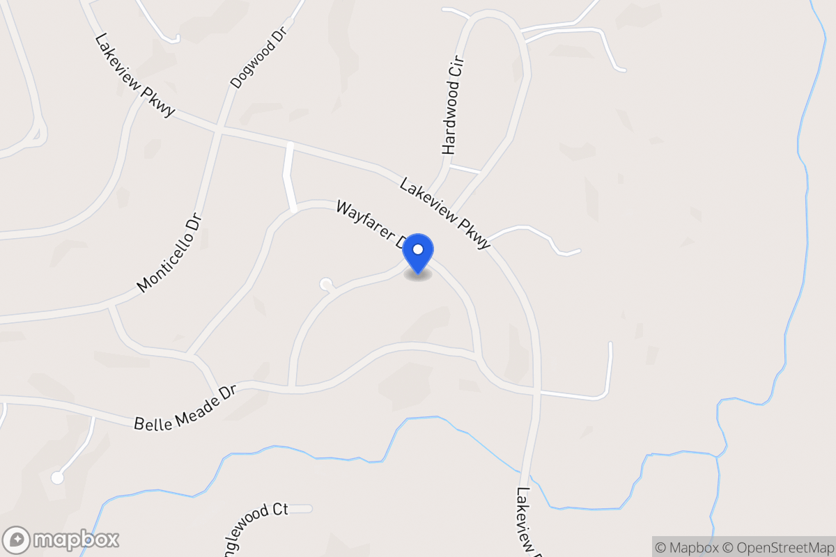 Map of 6186 Wayfarer Dr