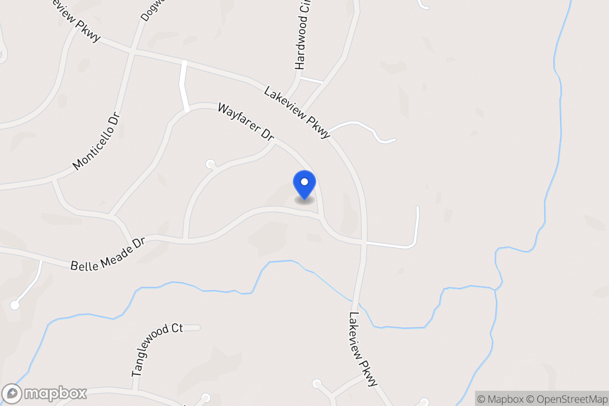 Map of 6189 Belle Meade Dr