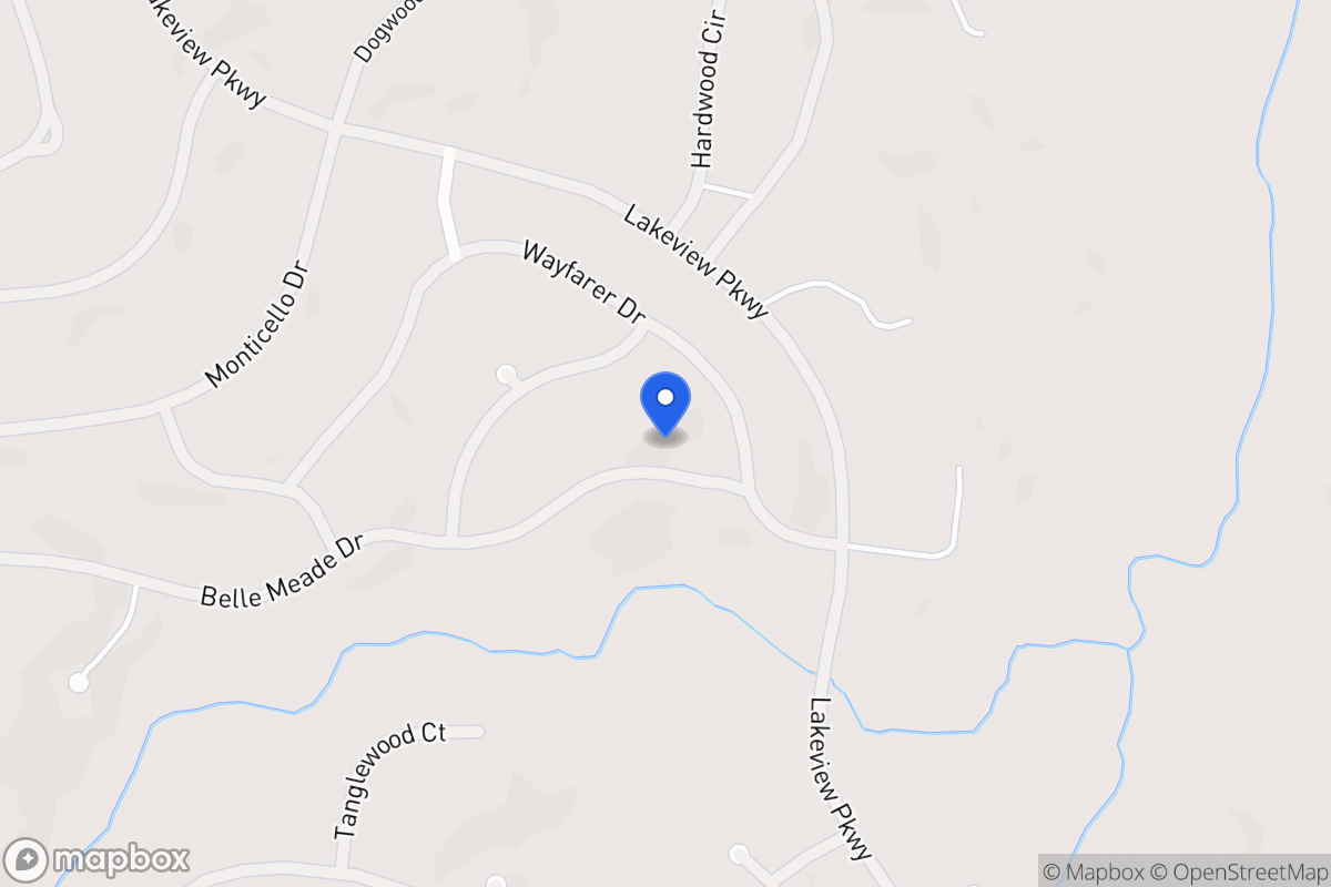 Map of 6190 Belle Meade Dr