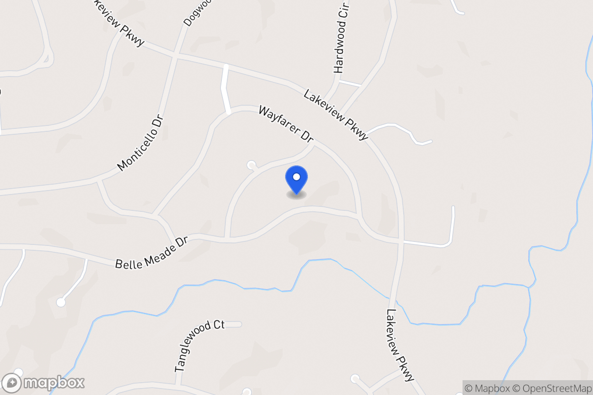 Map of 6193 Belle Meade Dr