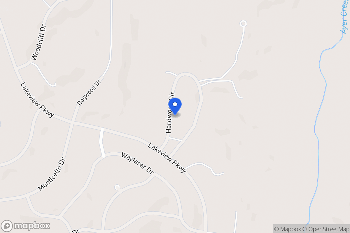 Map of 11013 Hardwood Cir