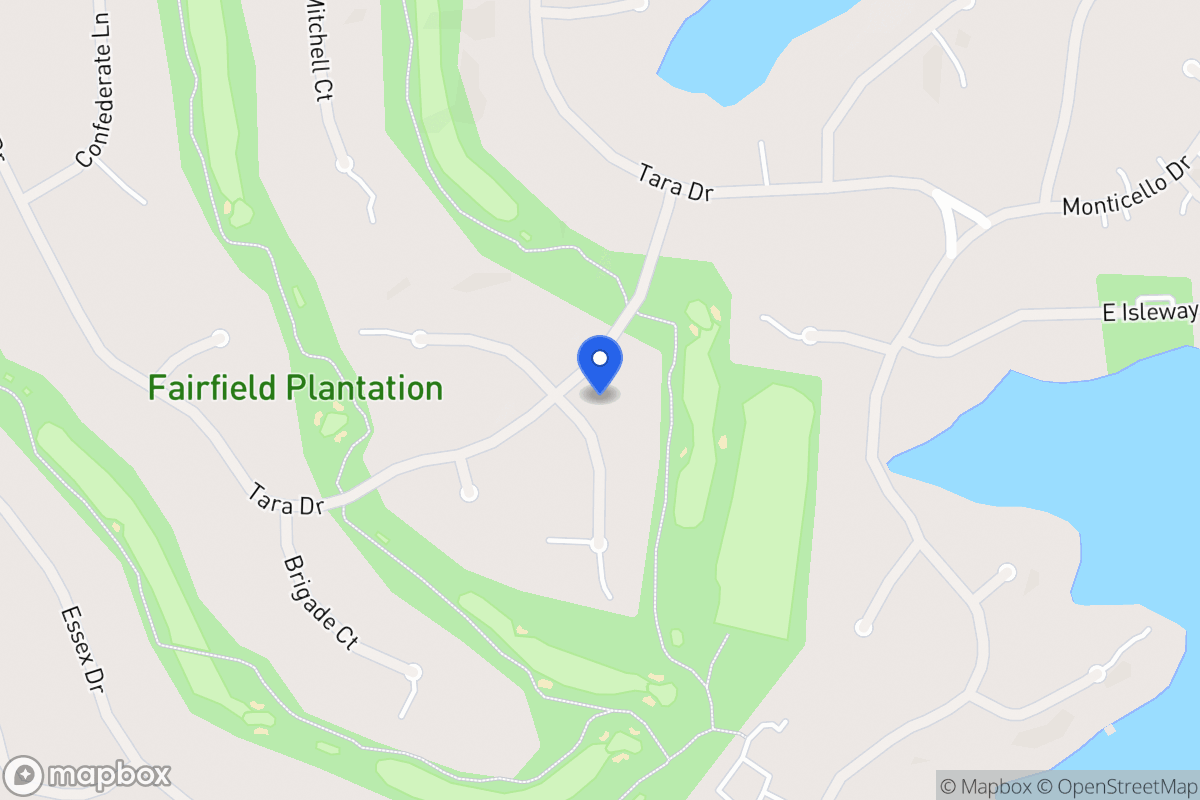 Map of 7009 S Pinewood Ct