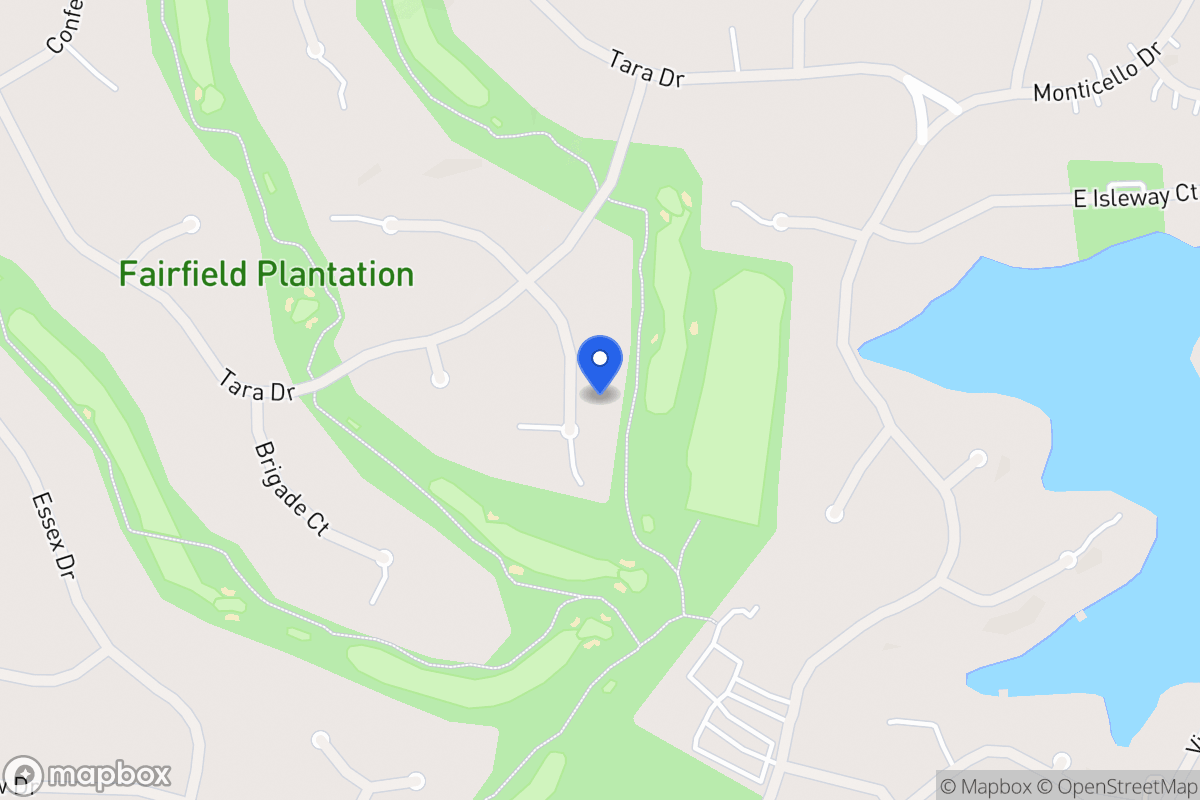 Map of 7012 S Pinewood Ct