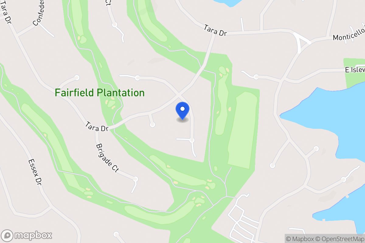 Map of 7018 S Pinewood Ct