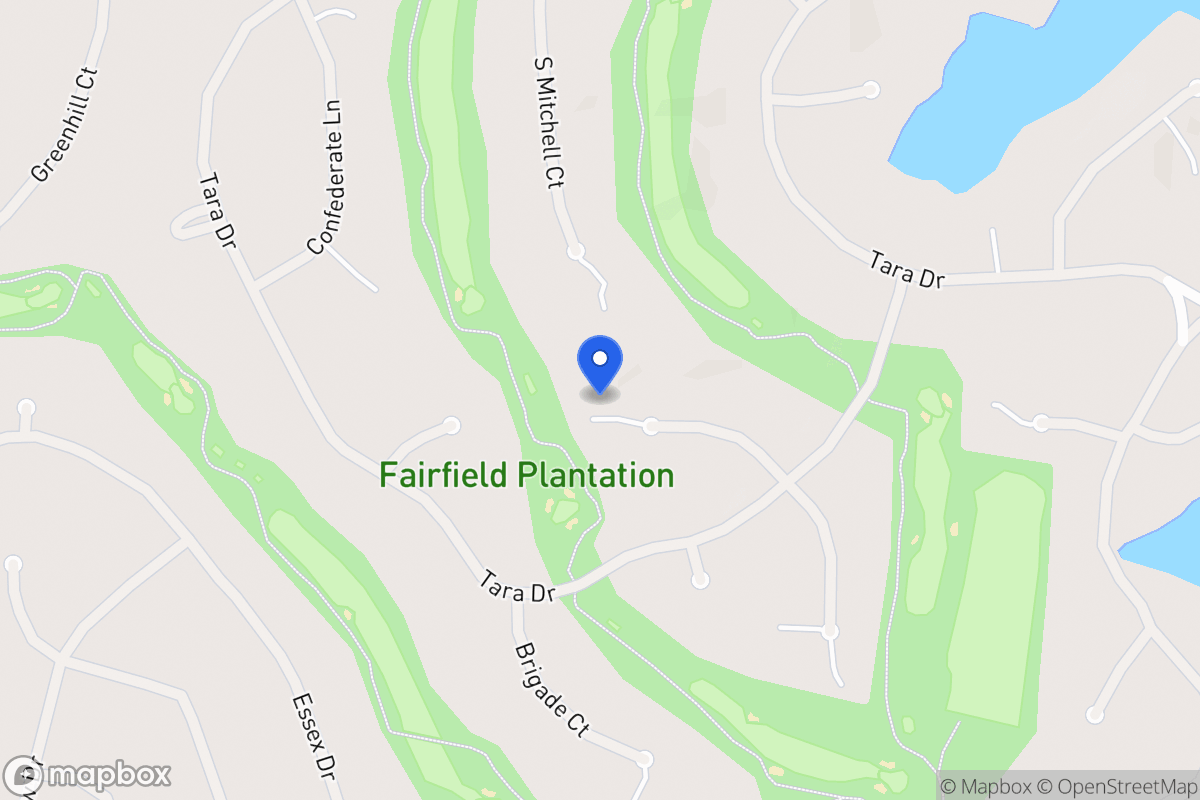 Map of 7032 N Pinewood Ct