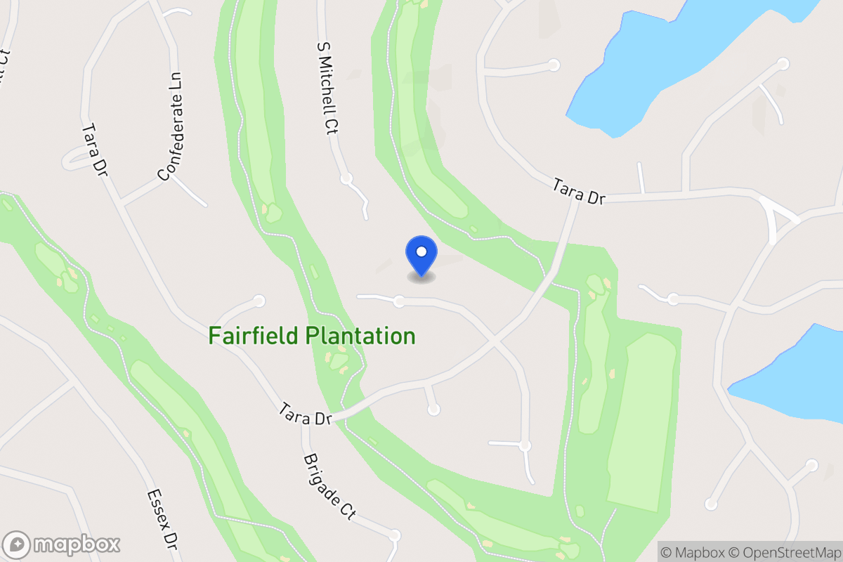 Map of 7033 N Pinewood Ct