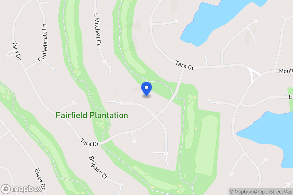 Map of 7035 N Pinewood Ct