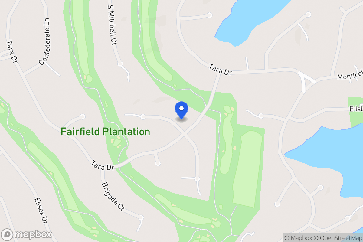 Map of 7036 N Pine Wood Ct