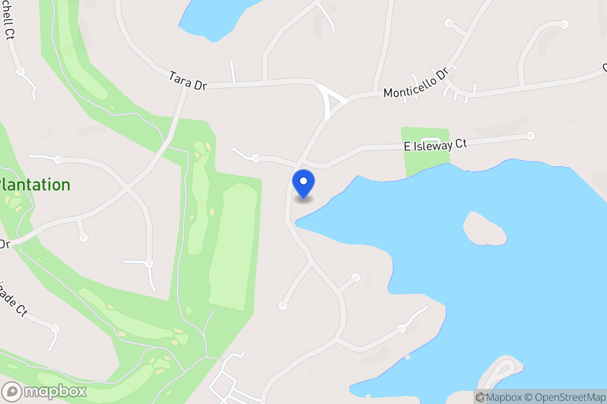 Map of 7092 Monticello Dr
