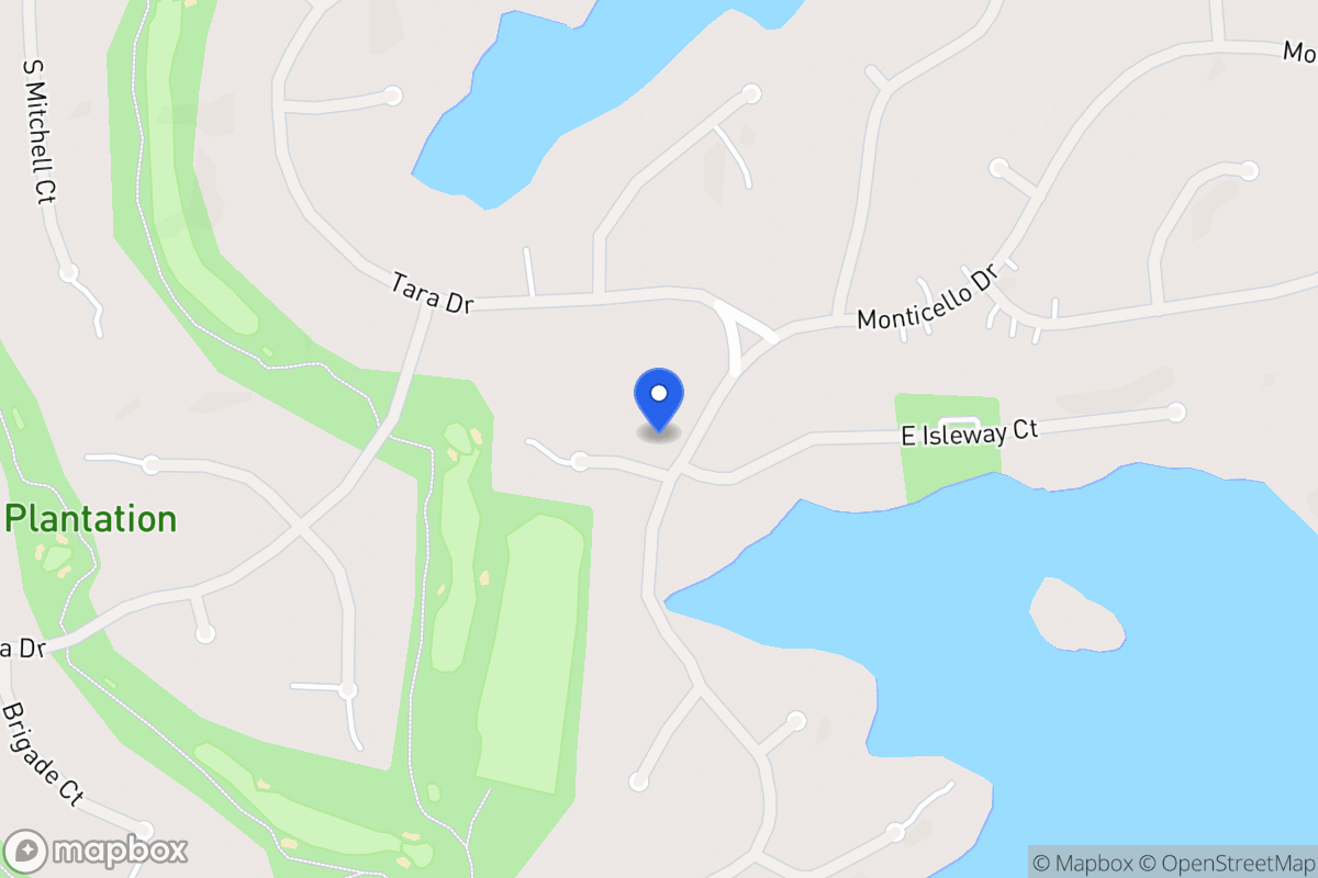Map of 7114 W Isleway Ct