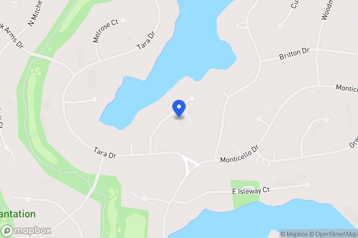 Map of 7122 Greenleaves Ct