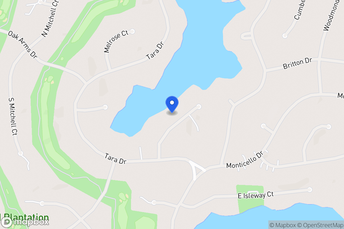 Map of 7132 Greenleaves Ct