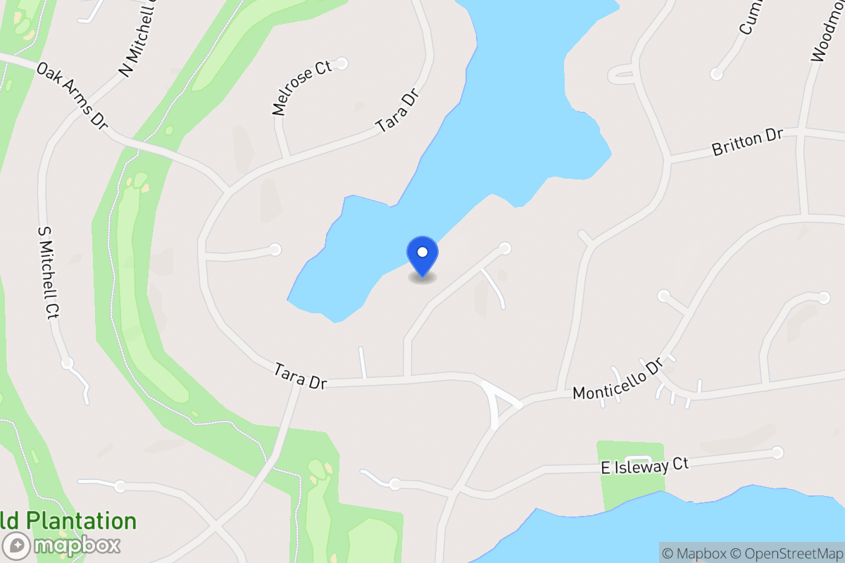 Map of 7133 Greenleaves Ct