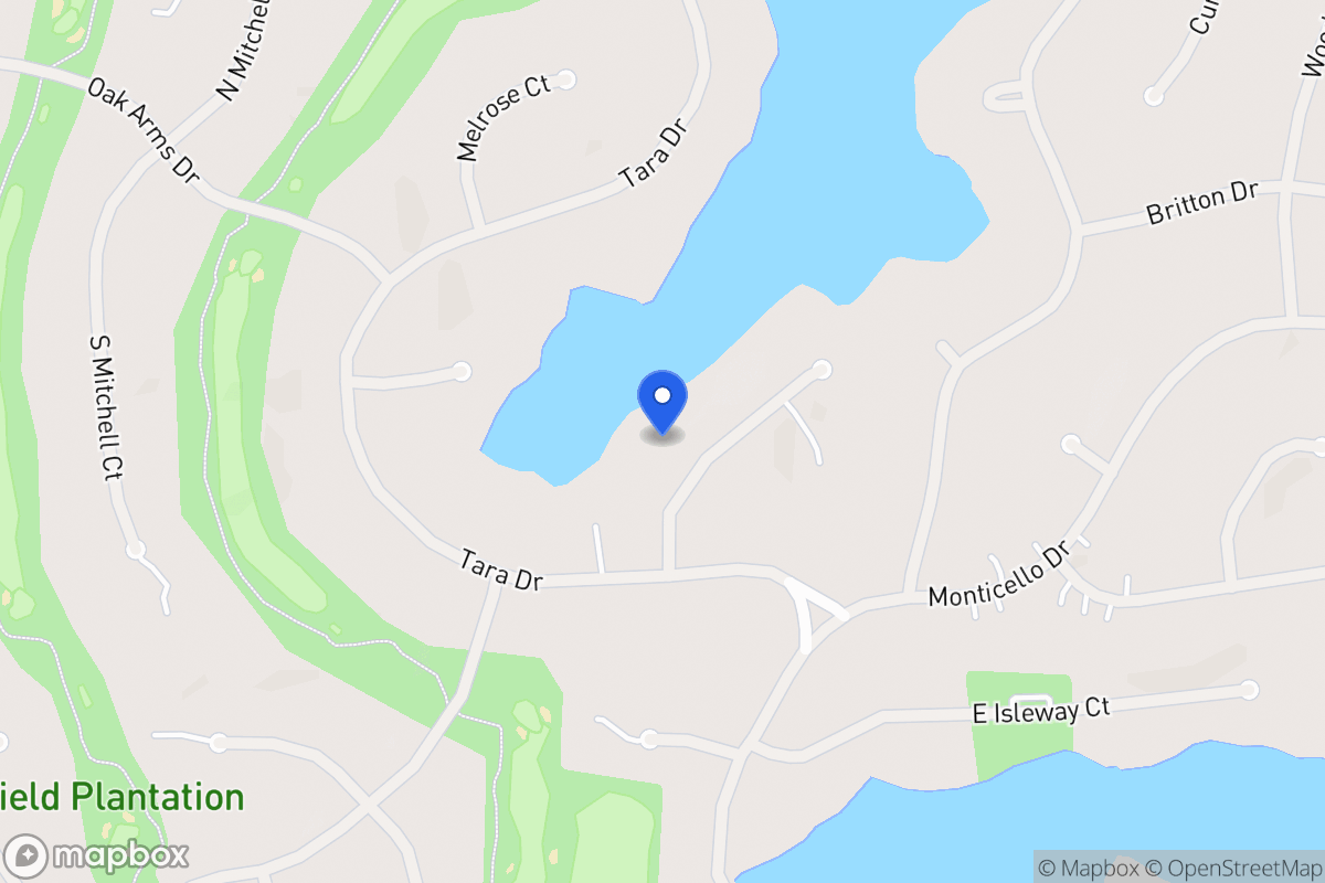 Map of 7134 Greenleaves Ct