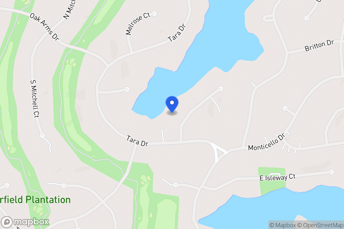 Map of 7135 Greenleaves Ct