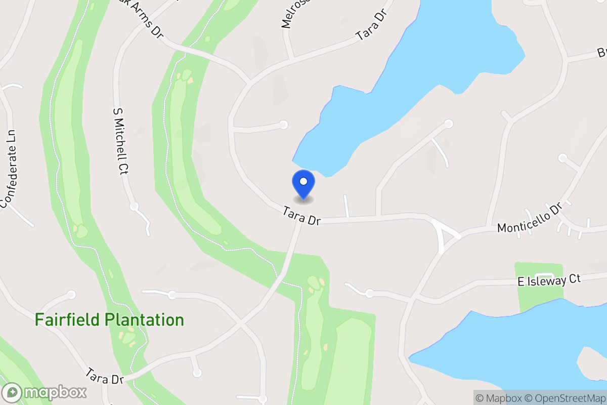 Map of 7141 Tara Dr