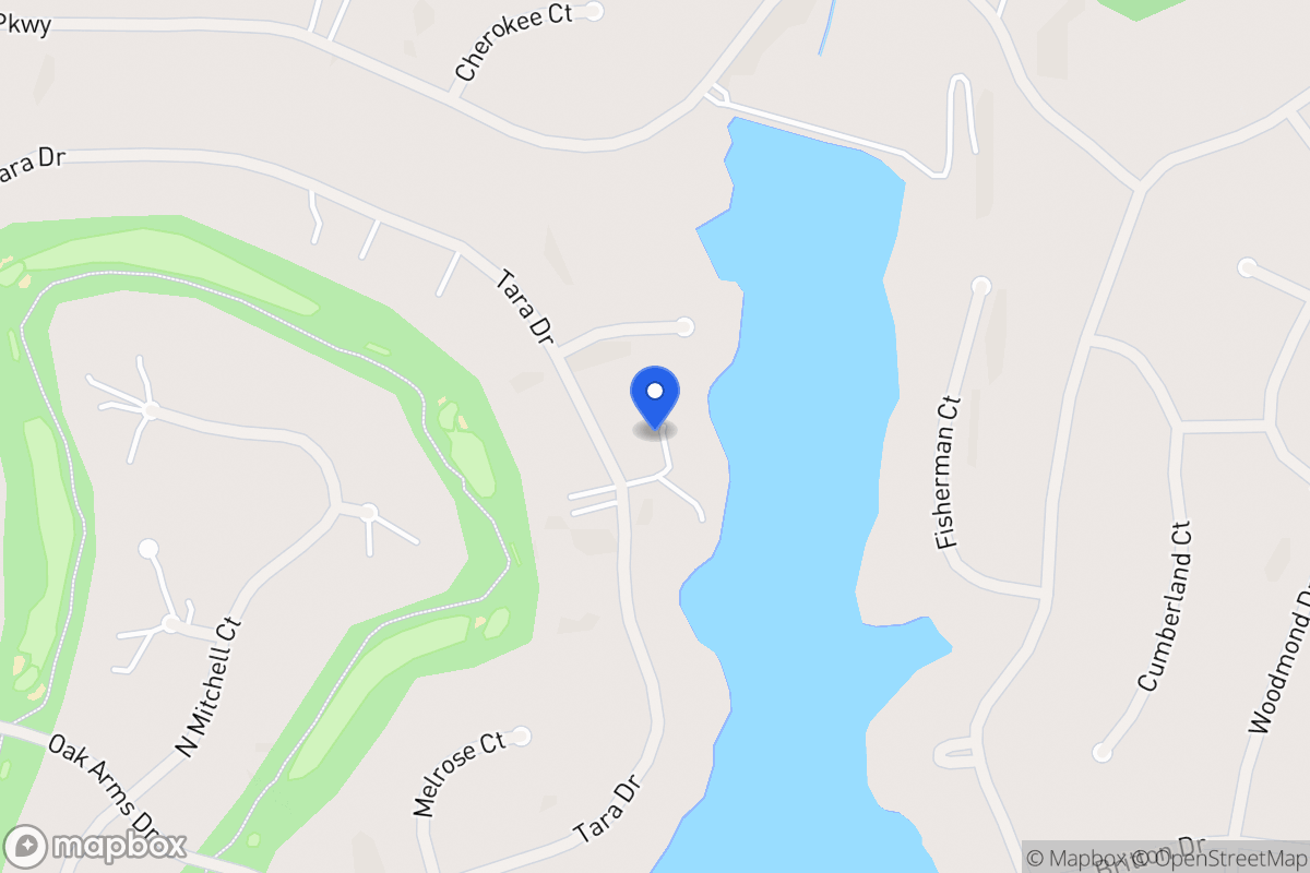 Map of 7172 Rockmont Ct