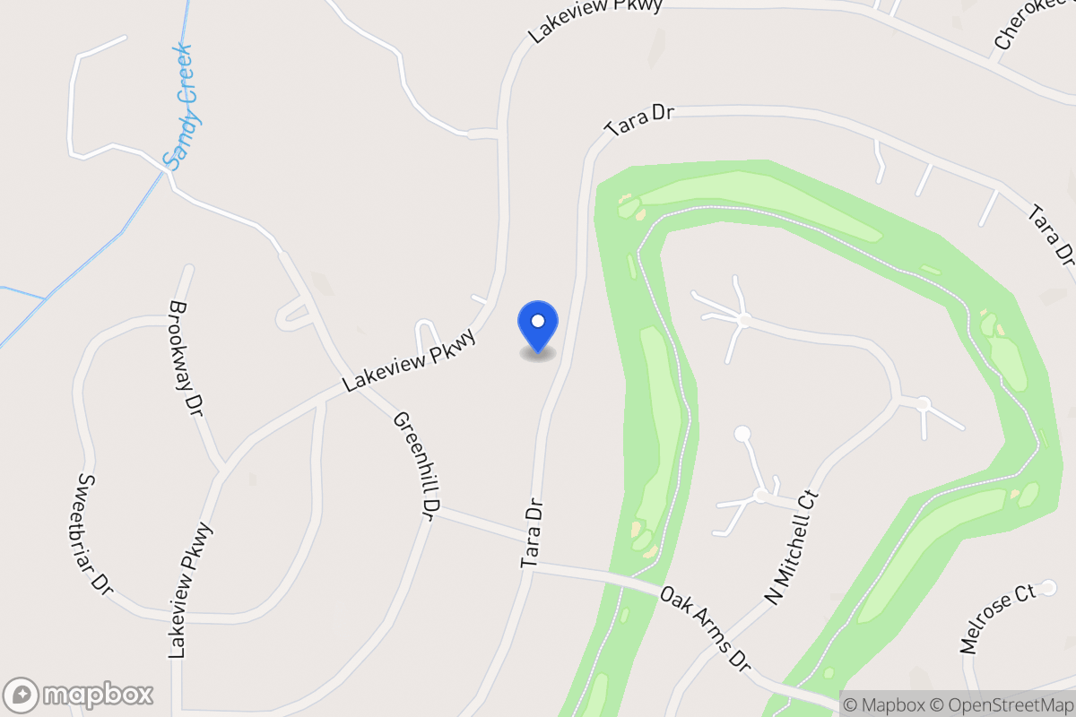 Map of 7210 Tara Dr