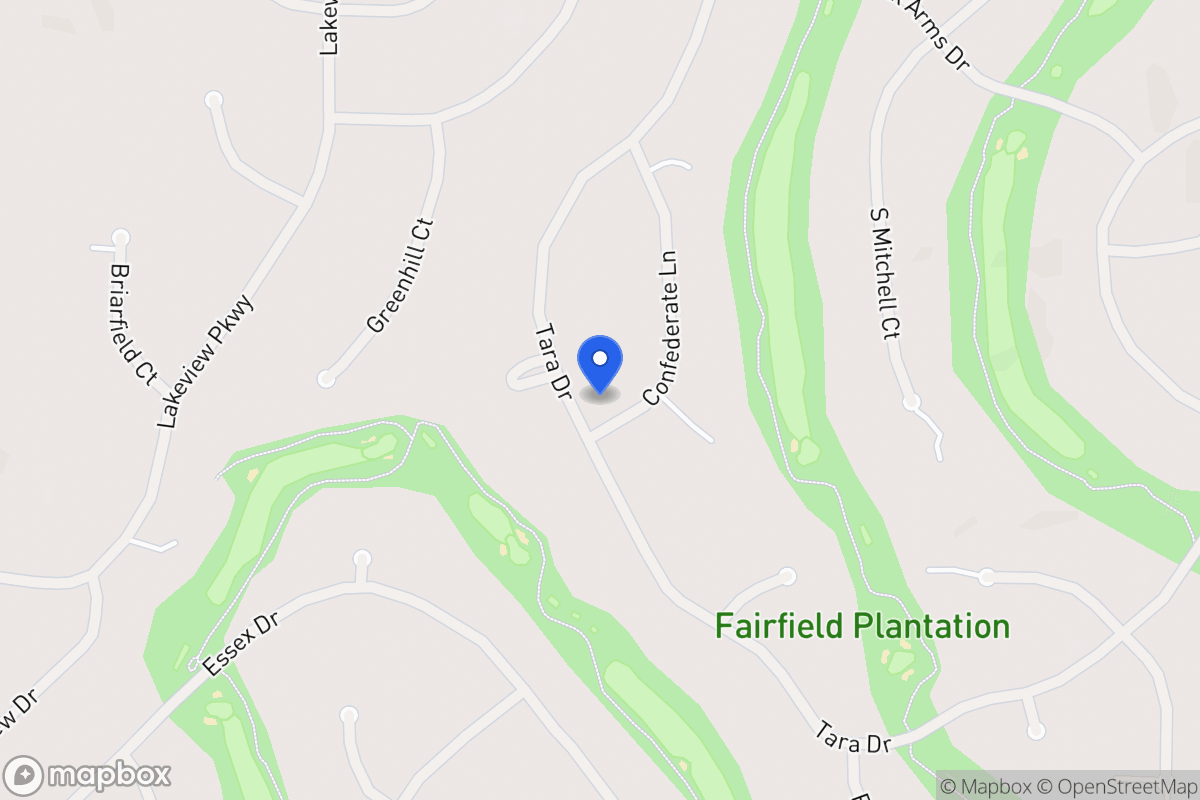 Map of 7236 Tara Dr