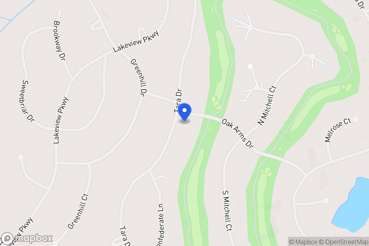 Map of 7263 Oak Arms Dr