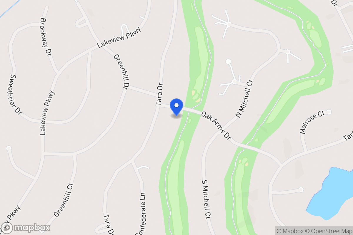 Map of 7264 Oak Arms Dr