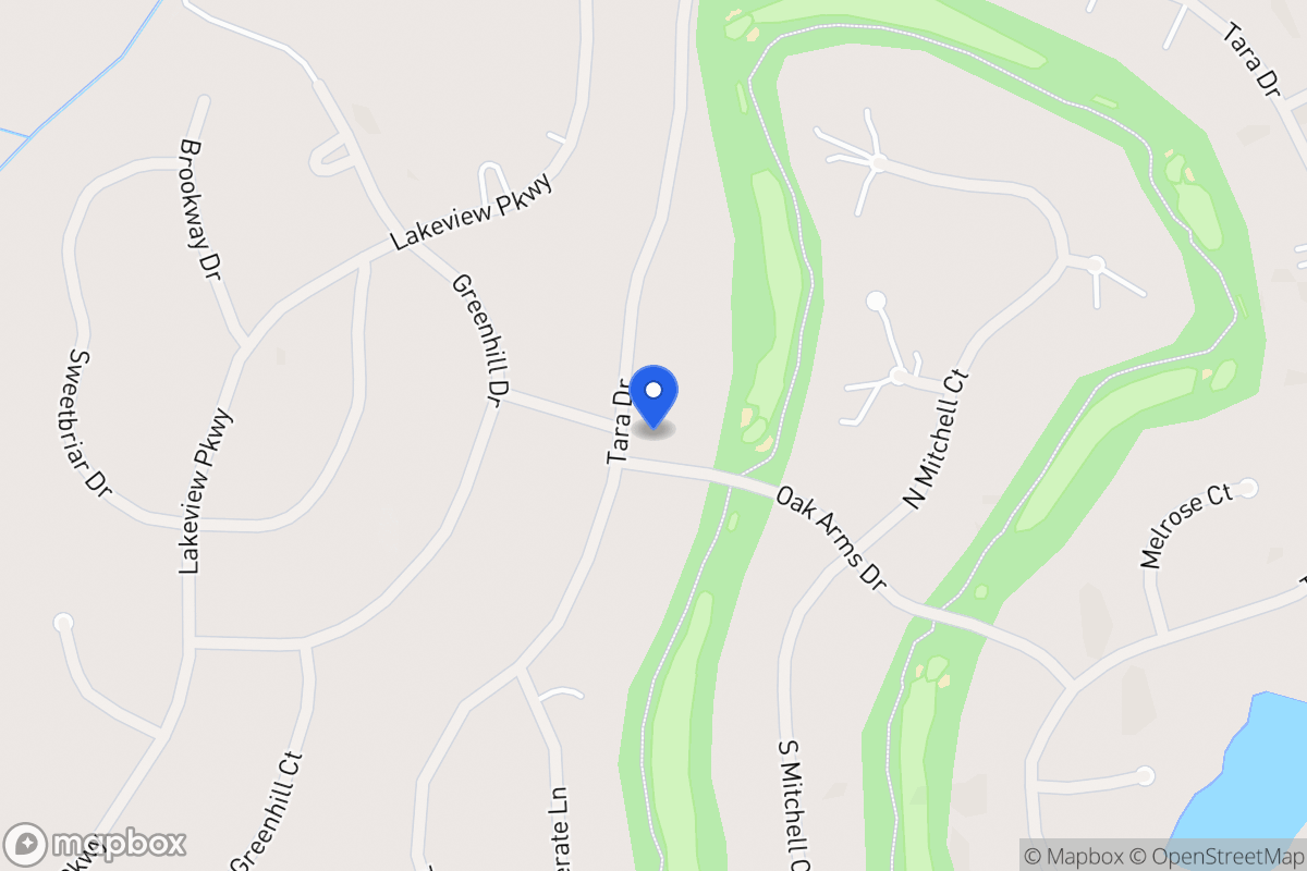 Map of 7266 Oak Arms Dr