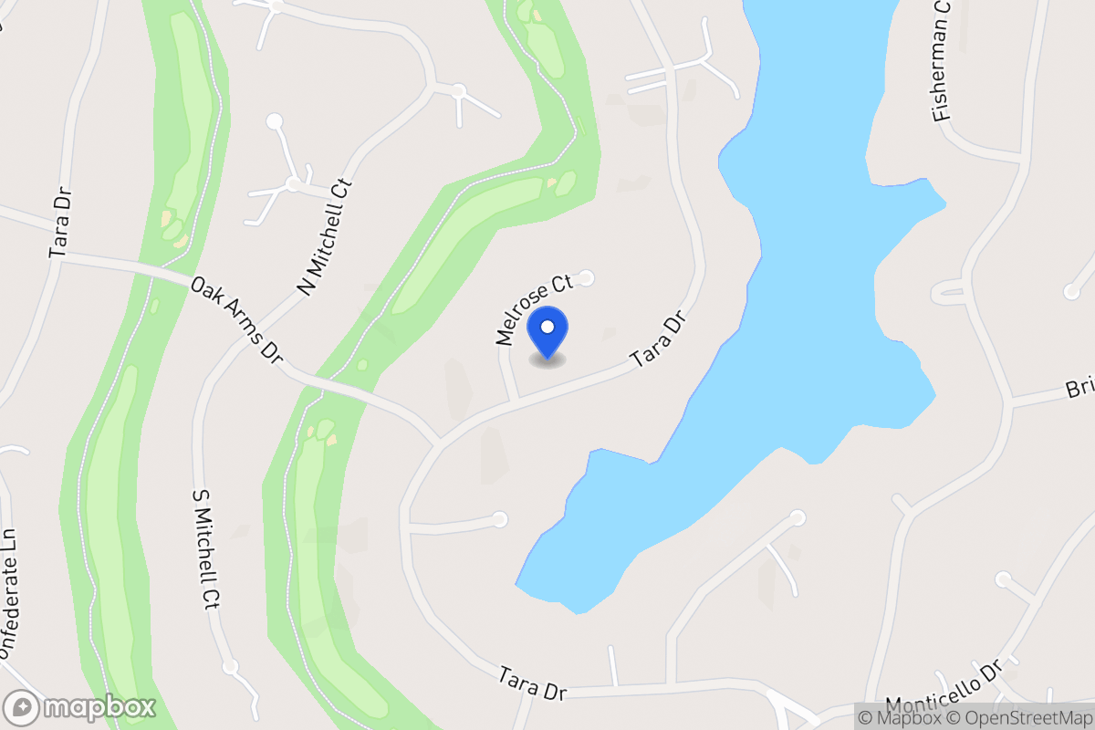 Map of 7306 Melrose Ct