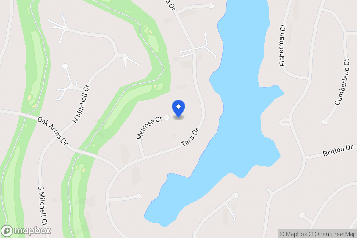 Map of 7310 Melrose Ct