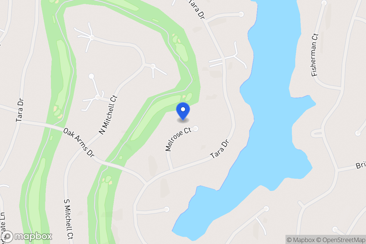 Map of 7313 Melrose Ct