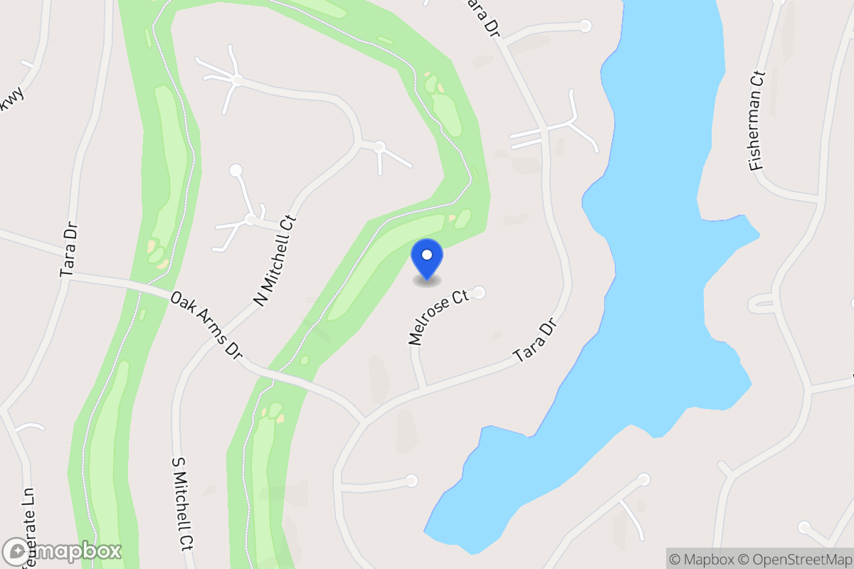 Map of 7314 Melrose Ct