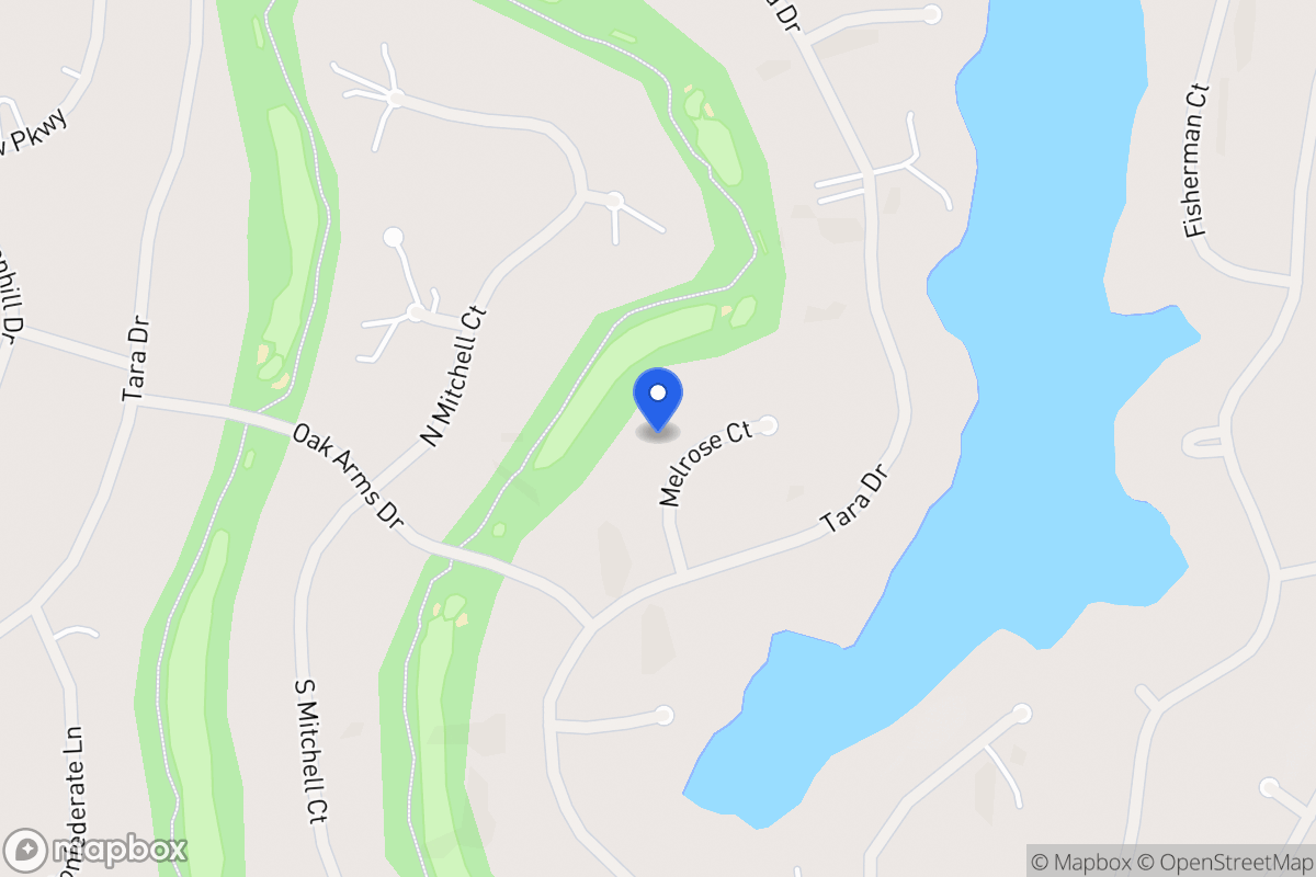 Map of 7315 Melrose Ct