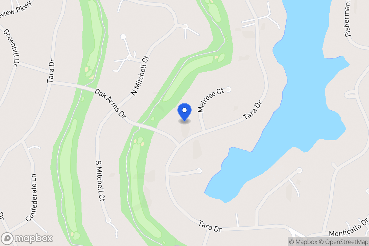 Map of 7319 Oak Arms Dr