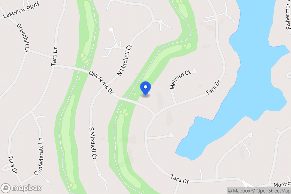 Map of 7320 Oak Arms Dr