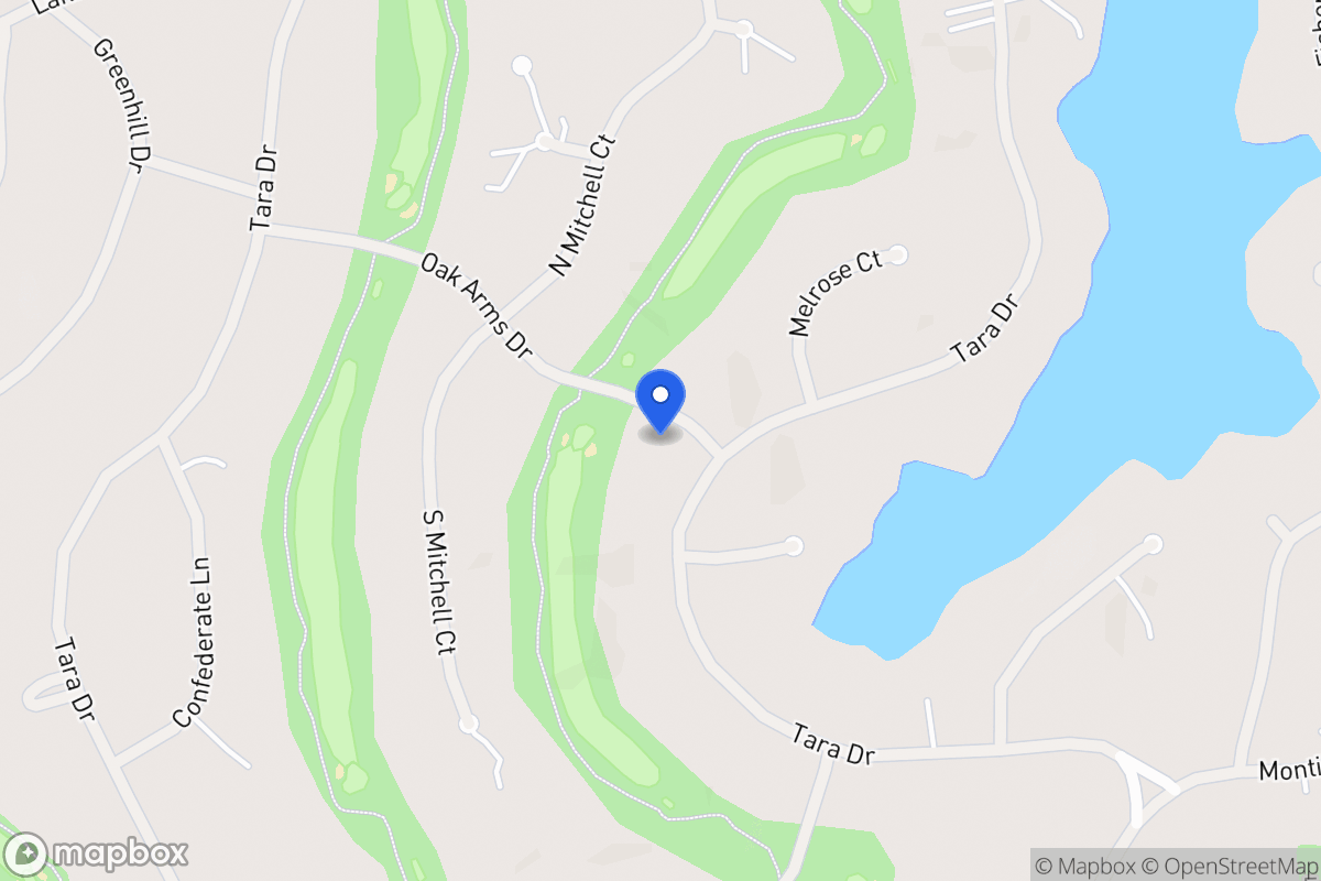 Map of 7321 Oak Arms Dr