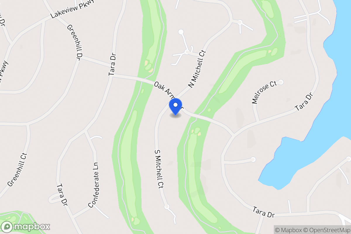 Map of 7333 Oak Arms Dr