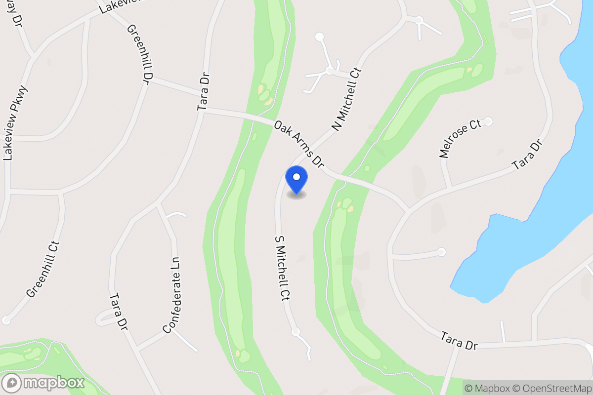 Map of 7335 S Mitchell Ct