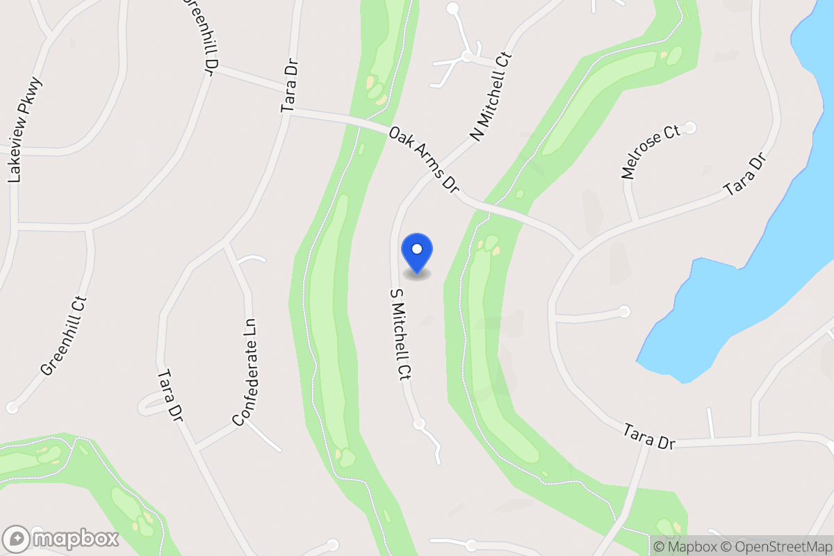 Map of 7337 S Mitchell Ct