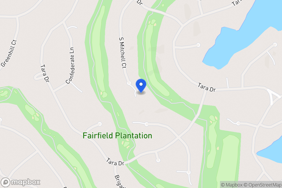 Map of 7345 S Mitchell Ct