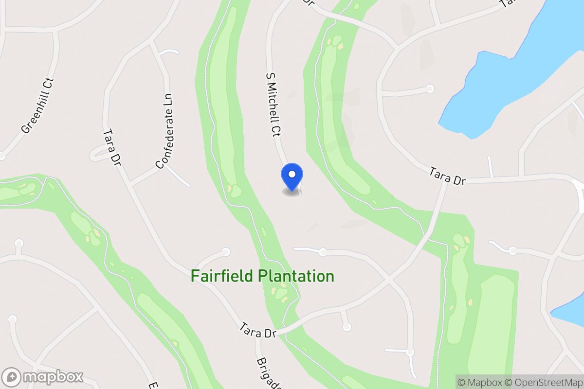 Map of 7346 S Mitchell Ct
