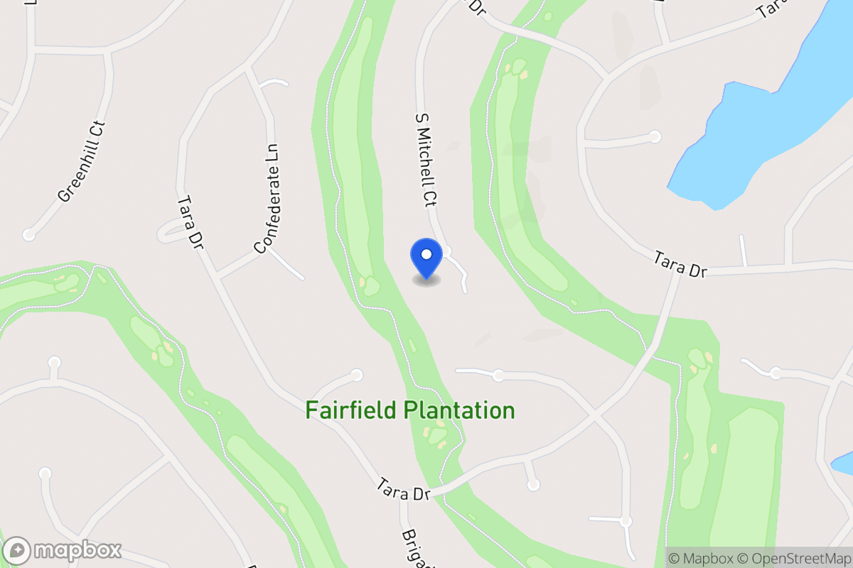 Map of 7347 S Mitchell Ct