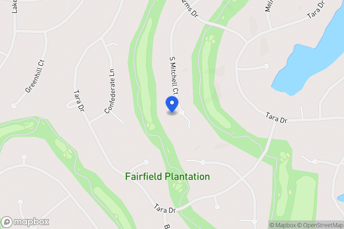 Map of 7348 S Mitchell Ct