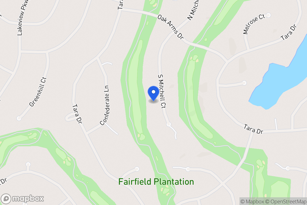 Map of 7351 S Mitchell Ct